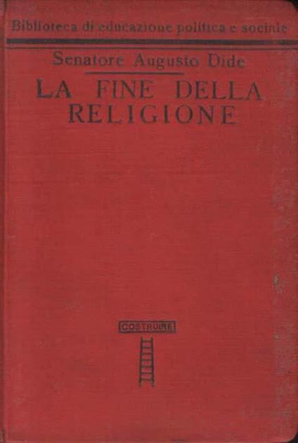 La fine della Religione - Augusto Dide - copertina