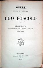 Epistolario raccolto e ordinato da F. S. Orlandini e da E. Mayer