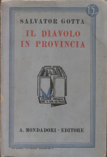 Il diavolo in provincia - Salvatore Gotta - copertina