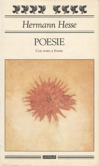Poesie. Con testo a fronte. A cura di Mario Specchio - Hermann Hesse - copertina