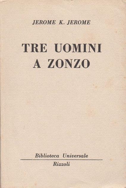 Tre uomini a zonzo - Jerome K. Jerome - copertina