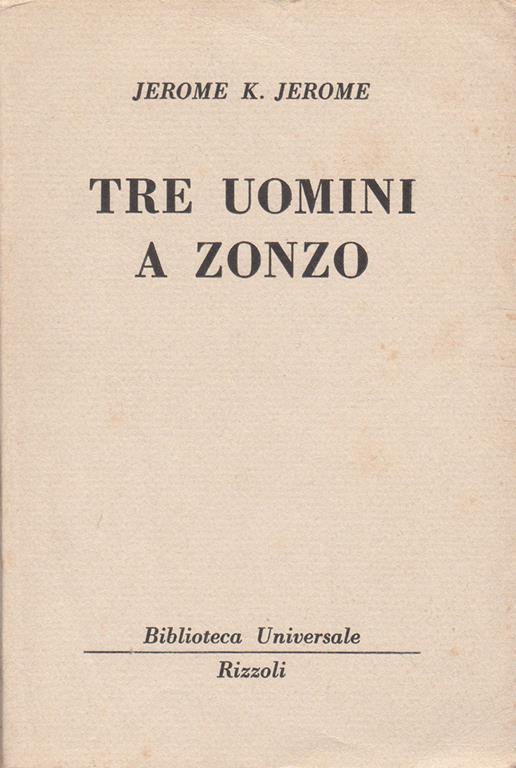Tre uomini a zonzo - Jerome K. Jerome - copertina