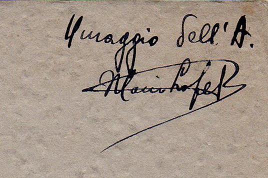 Sosta nel golfo dei Poeti. Copia autografata - Mario Lopes Pegna - copertina