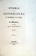 Storia della letteratura in Danimarca e in Svezia, di S. Marmier. Traduzione del Cav. Filippo De' Bardi
