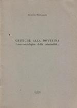 Critiche alla dottrina 