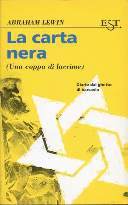 La carta nera. A cura di Antony Polonsky. Traduzione di Gaia Mohlo - Abraham Lewin - copertina