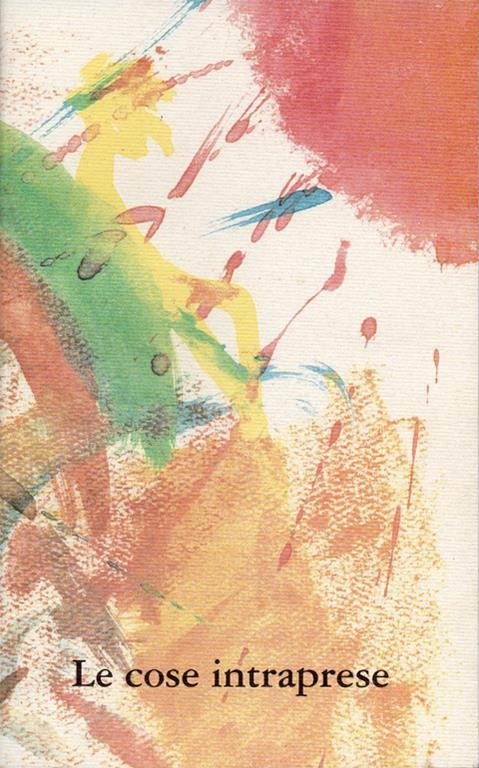 Le cose intraprese - copertina