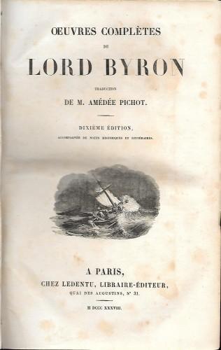 Oeuvres complètes de Lord Byron - George G. Byron - copertina