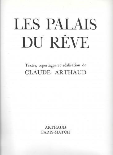 Les palais du rêve - Claude Arthaud - copertina