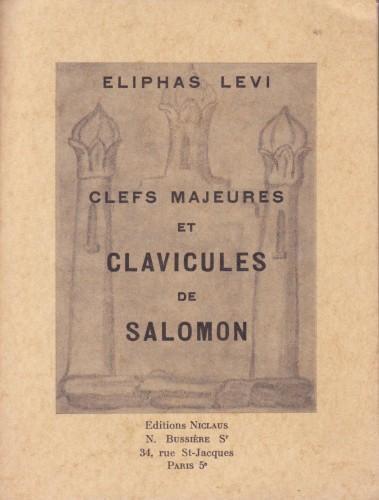 Clefs majeures et Clavicules de Salomon - Eliphas Levi - copertina
