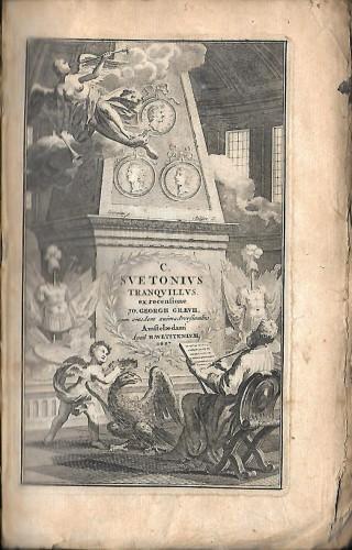 Caius Svetonius Tranquillus ex recensione Jo. Georgii Graevii, cum ejusdem animadversionibus et Nummis Caesarum rarioribus are descriptis - C. Tranquillo Svetonio - copertina
