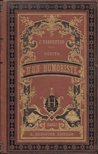 Récit d'un humoriste - J. Habberton - copertina