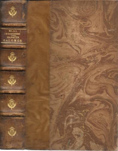 Manette Salomon - Edmond de Goncourt - copertina