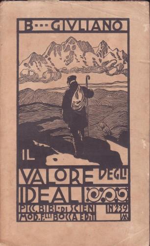 Il valore degli ideali - Giuliano Balbino - copertina