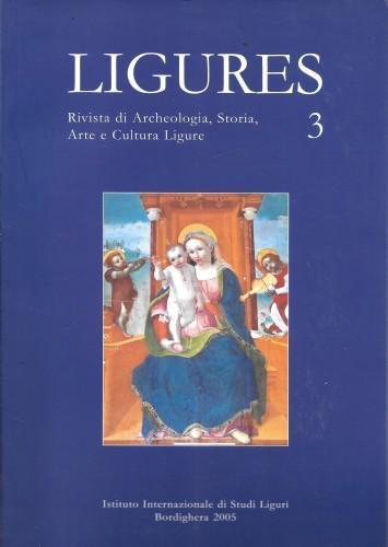 Ligures 3. Rivista di Archeologia, Storia, Arte e Cultura Ligure - copertina