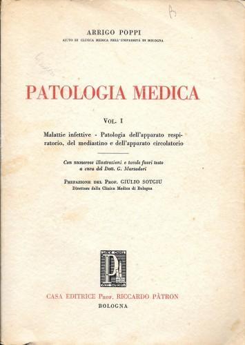 Patologia medica, in 2 voll - Arrigo Poppi - copertina