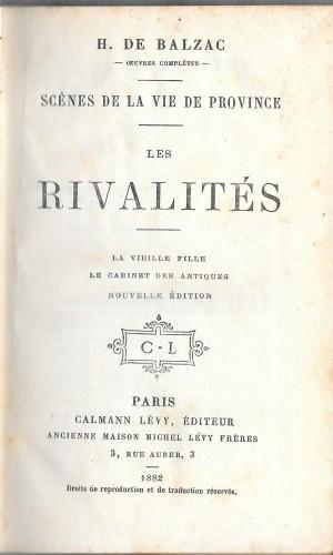 Scènes de la vie de province. Les rivalités - copertina
