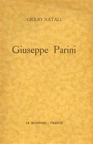 Giuseppe Parini - Giulio Natali - copertina
