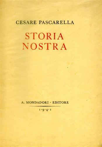 Storia Nostra - Cesare Pascarella - copertina