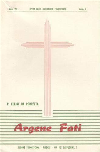Argene Fati - Felice da Porretta - copertina