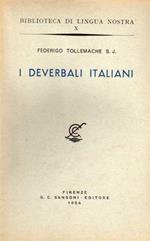 I deverbali italiani
