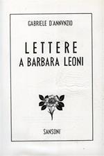Lettere a Barbara Leoni