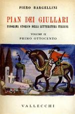 Pian dei Giullari. Panorama storico della letteratura italiana. vol. IX: Primo Ottocento