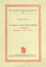 L' esemplare veronese dell'incunabulo. \N. Bessarion,Epistulae.Pari