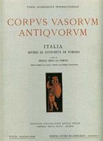 Corpus Vasorum Antiquorum. Museo di Antichità di Torino