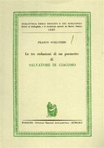 Le tre redazioni di un poemetto di Salvatore di Giacomo