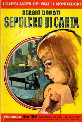 Sepolcro di carta - Sergio Donati - copertina