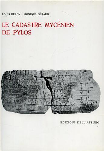 Le cadastre mycénien de Pylos - Louis Deroy - copertina