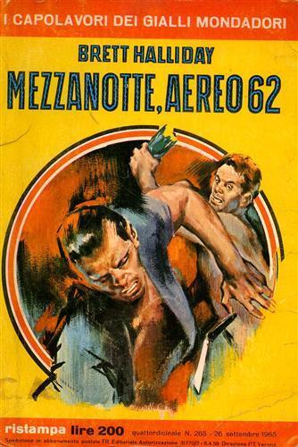 Mezzanotte, aereo 62 - Brett Halliday - copertina