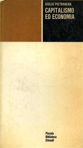 Capitalismo ed economia - Giulio Pietranera - copertina