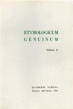 Etymologicum genuinum littera A