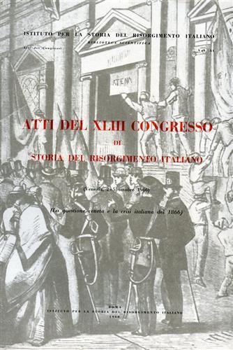 La questione veneta e la crisi italiana del 1866 - copertina