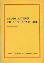 Studi Micenei ed Egeo Anatolici. Fasc. V. Indice articoli: L.Alfonsi,