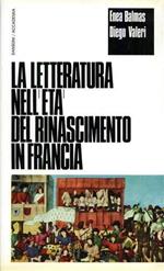 La letteratura nell'età del Rinascimento in Francia. Letteratura e storia