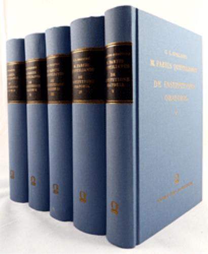 De De Institutione Oratoria. Libri Duodecim