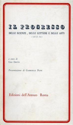 Il Progresso delle scienze, delle lettere e delle arti ( 1832. 1834 ) - copertina