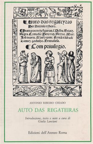 Auto das regateiras - Antonio Ribeiro Chiado - copertina