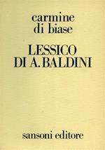 Lessico di Antonio Baldin nei testi dell'autore e nella storia della critica