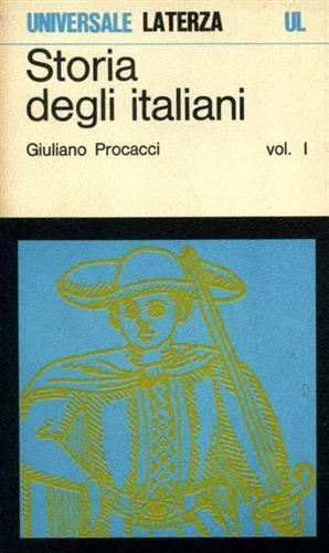 Storia degli italiani - Giuliano Procacci - copertina