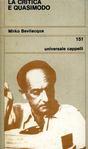 La Critica e Quasimodo - Mirko Bevilacqua - copertina