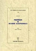 Eutecnii paraphrasis in Nicandri Alexipharmaca