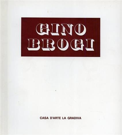 Gino Brogi - copertina