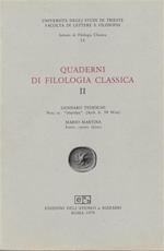 Quaderni di filologia classica. n. 2