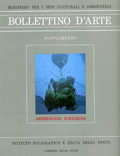 Bollettino d'Arte. Supplemento: Archeologia subacquea, 1. Supplemento, 4 - copertina