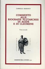 Commento alle Biografie plutarchee di Agide e di Cleomene