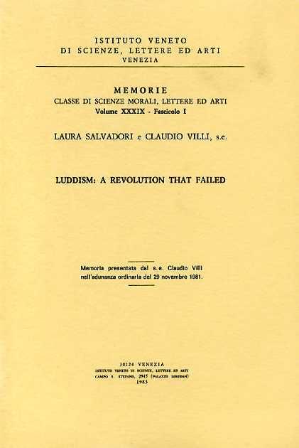 Luddism: A revolution that failed - Laura Dalvadori - copertina